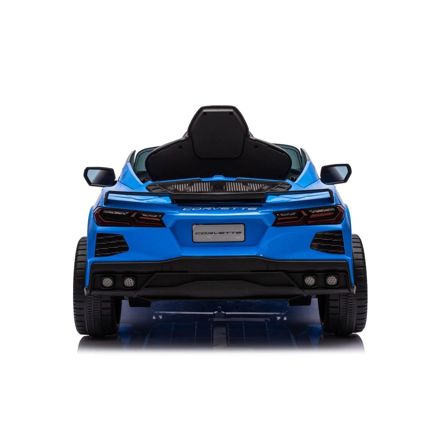 12V Chevrolet Corvette C8 Stingray 1-Seater Kids Ride-On Car - Blue
