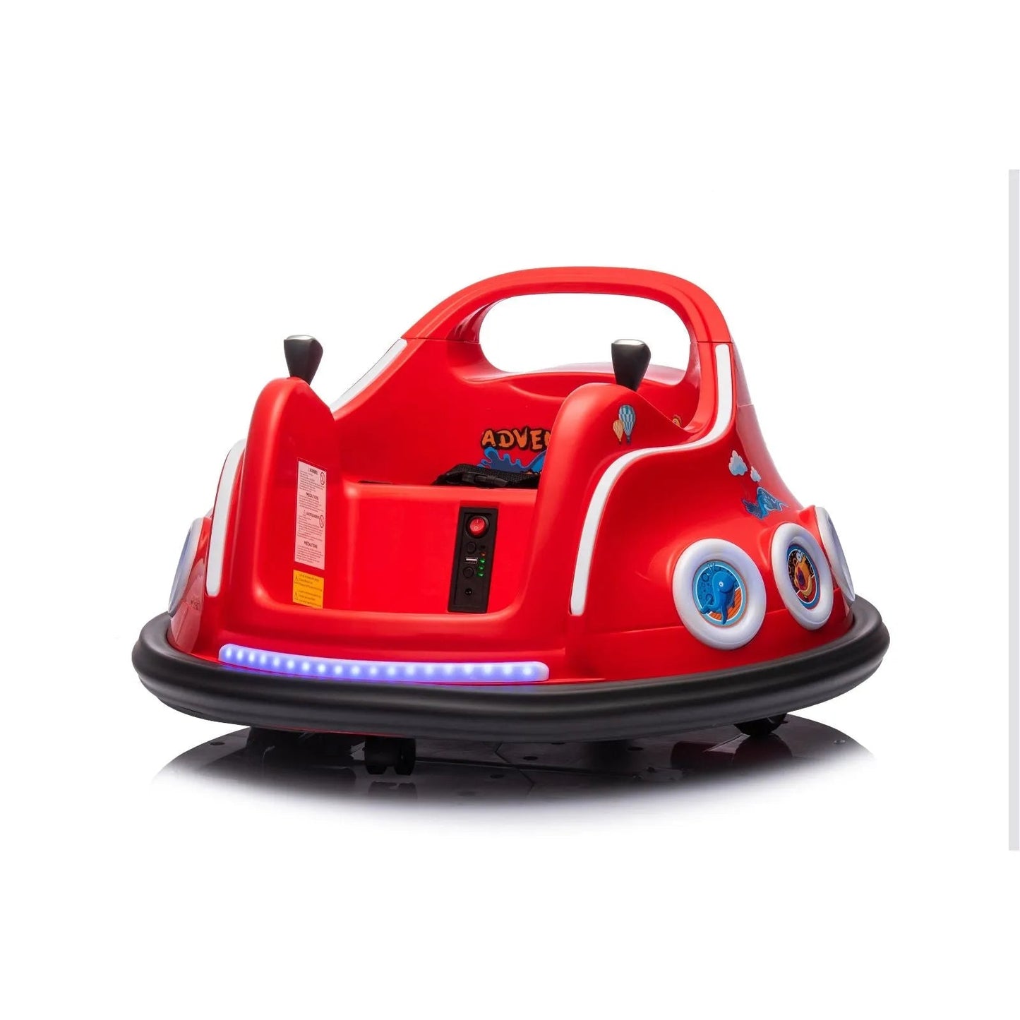 12V Freddo Bumper Car 1 Seater Ride on for Kids - Red
