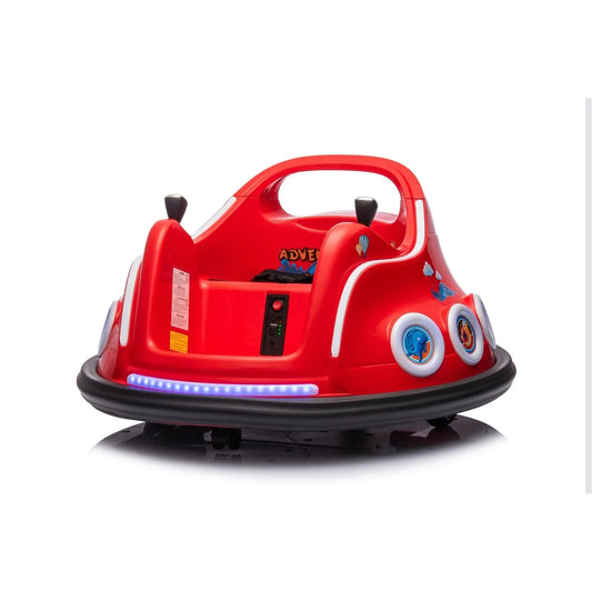 12V Freddo Bumper Car 1 Seater Ride on for Kids - Red