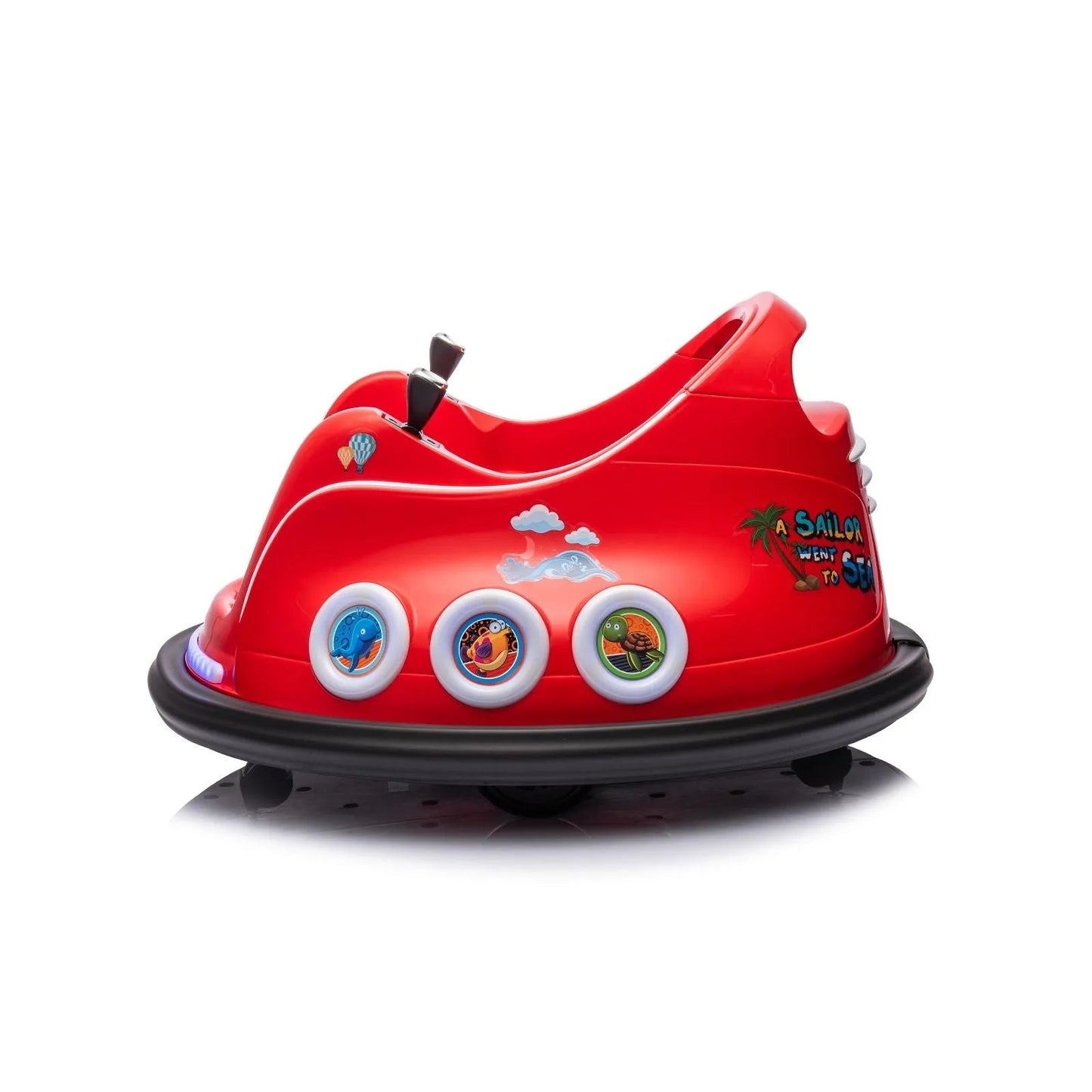 12V Freddo Bumper Car 1 Seater Ride on for Kids - Red