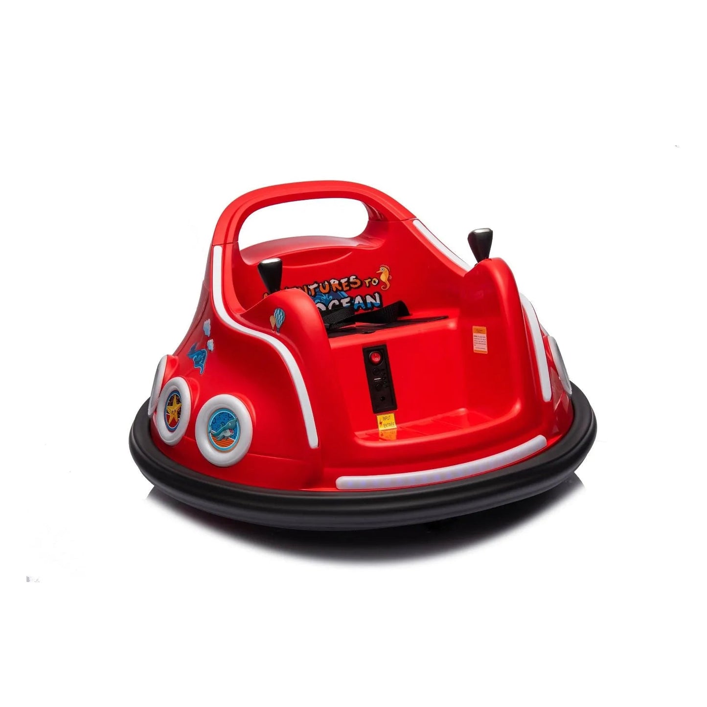 12V Freddo Bumper Car 1 Seater Ride on for Kids - Red