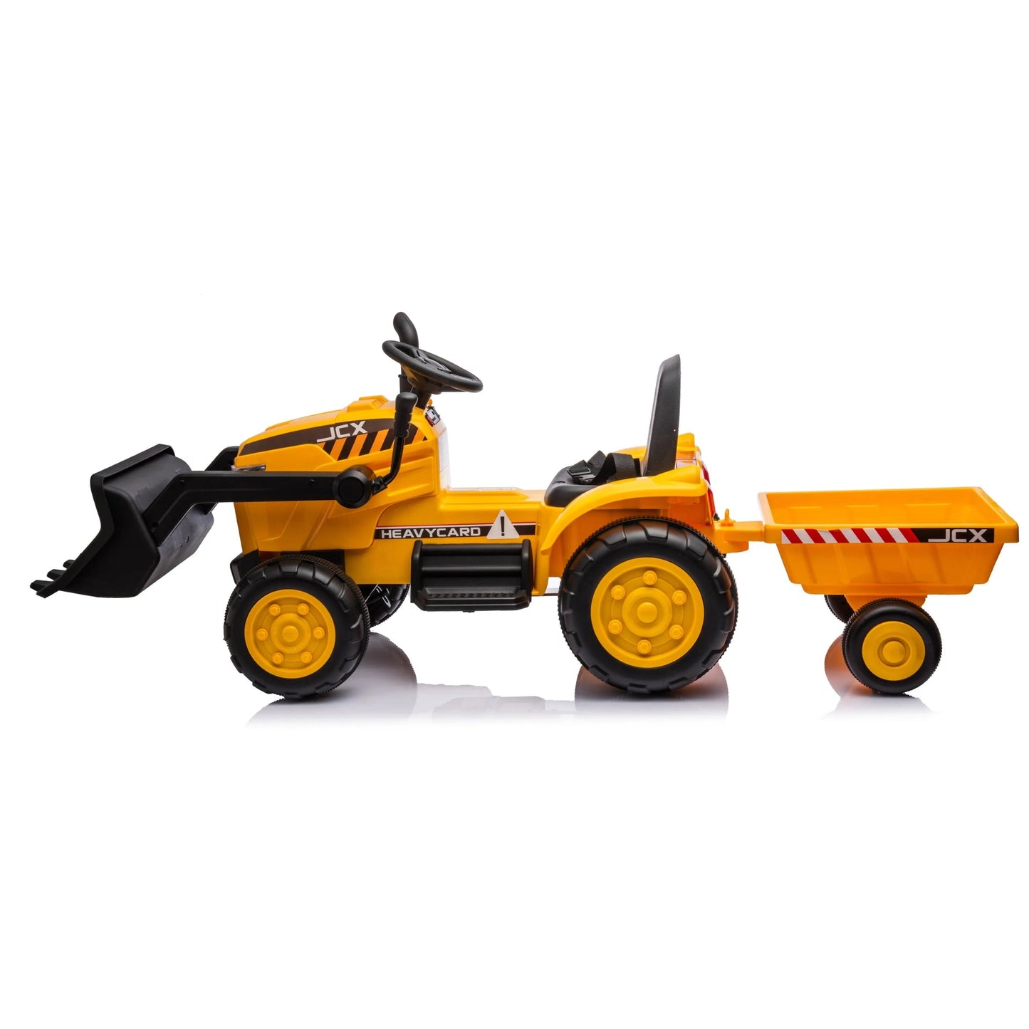 12V Freddo Excavator 1 Seater Ride-on - Yellow
