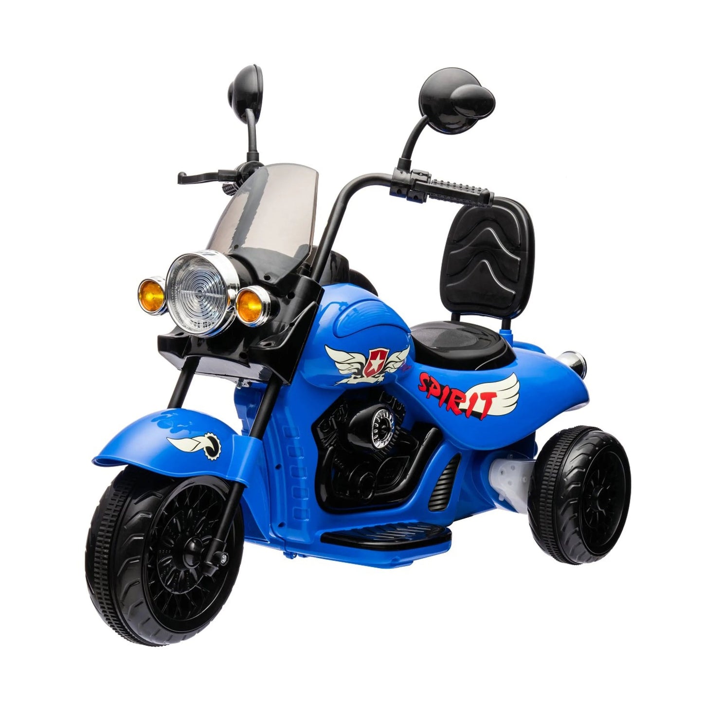 12V Freddo Kids Cruiser 1 Seater Motorcycle - Blue