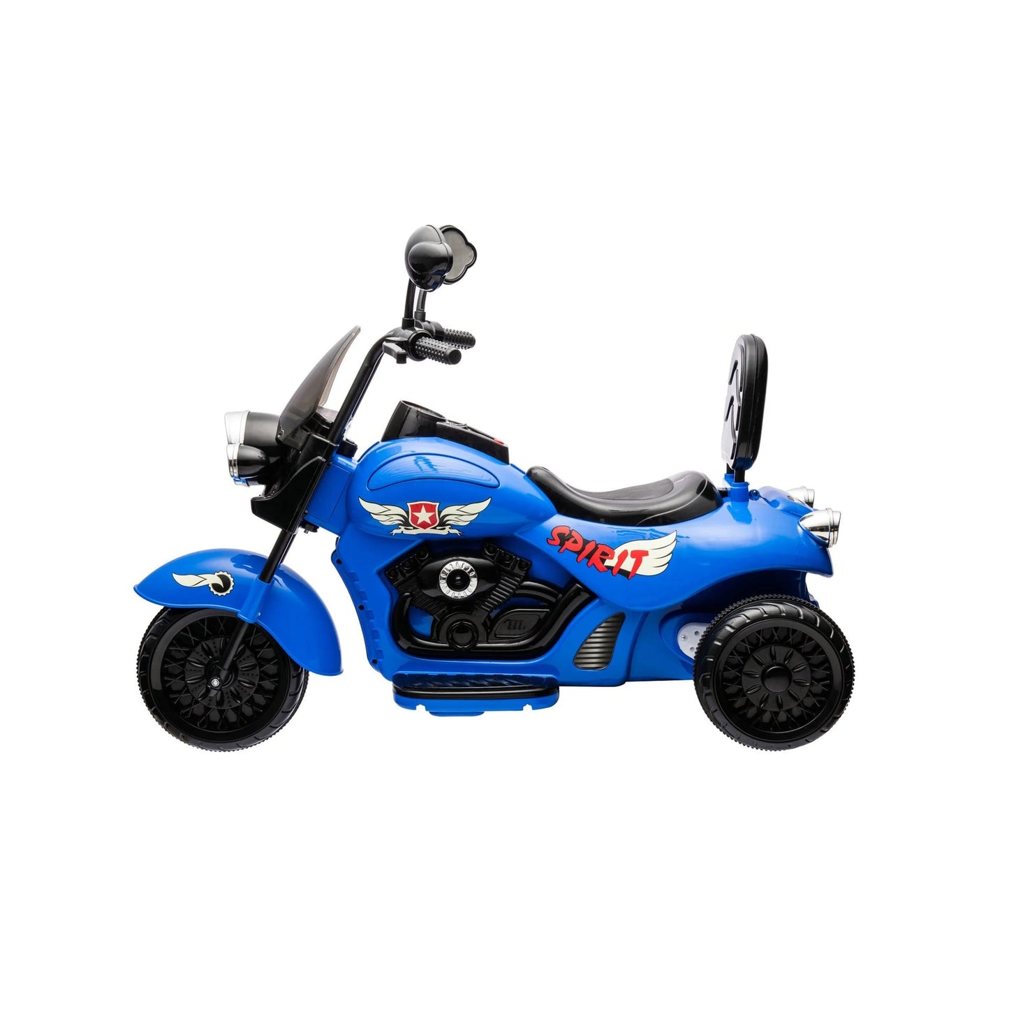 12V Freddo Kids Cruiser 1 Seater Motorcycle - Blue