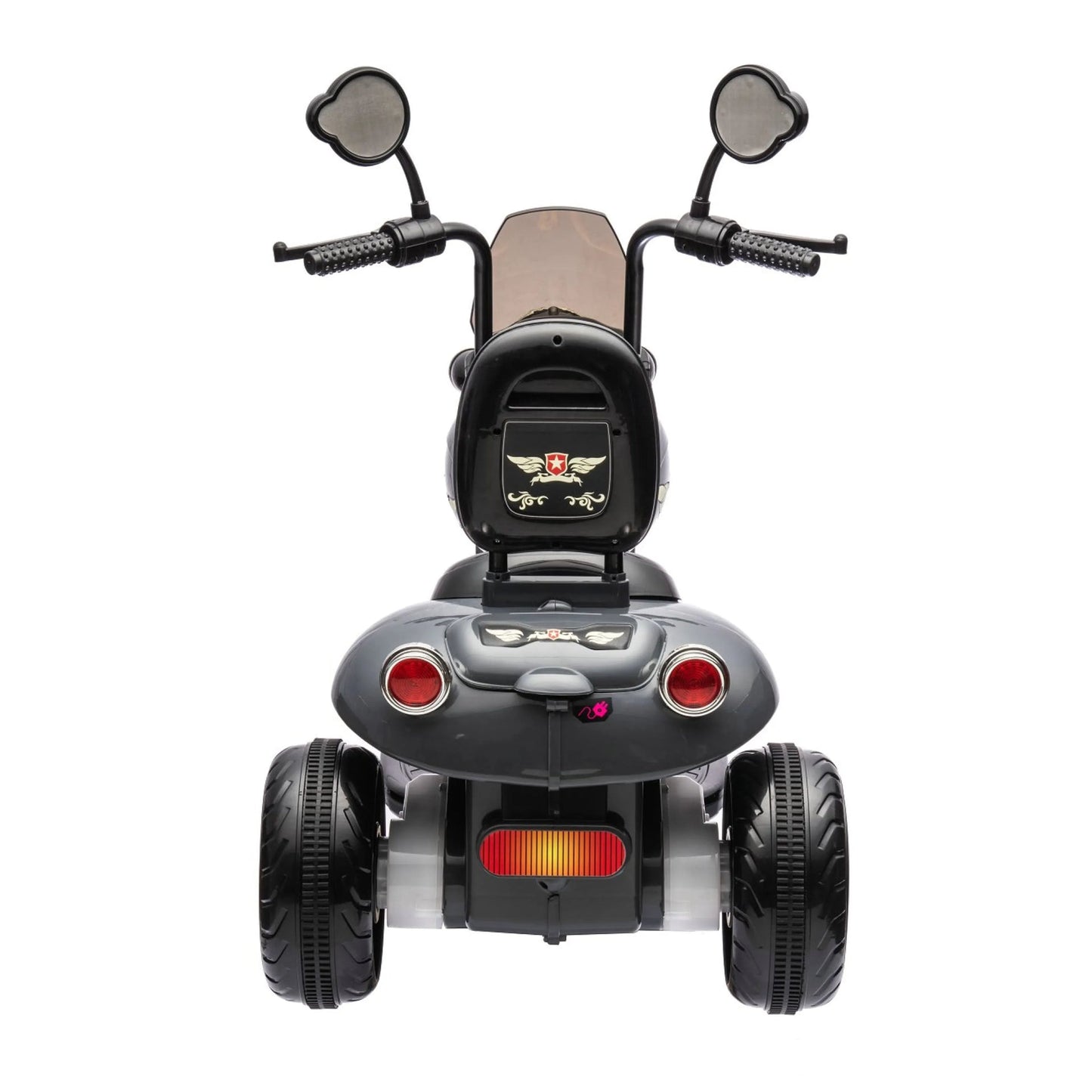 12V Freddo Kids Cruiser 1 Seater Motorcycle - Black