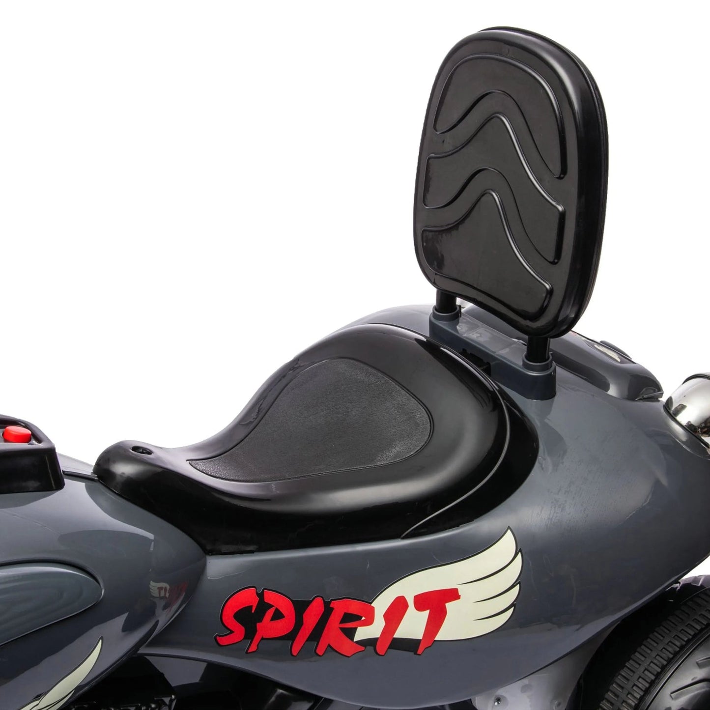 12V Freddo Kids Cruiser 1 Seater Motorcycle - Black