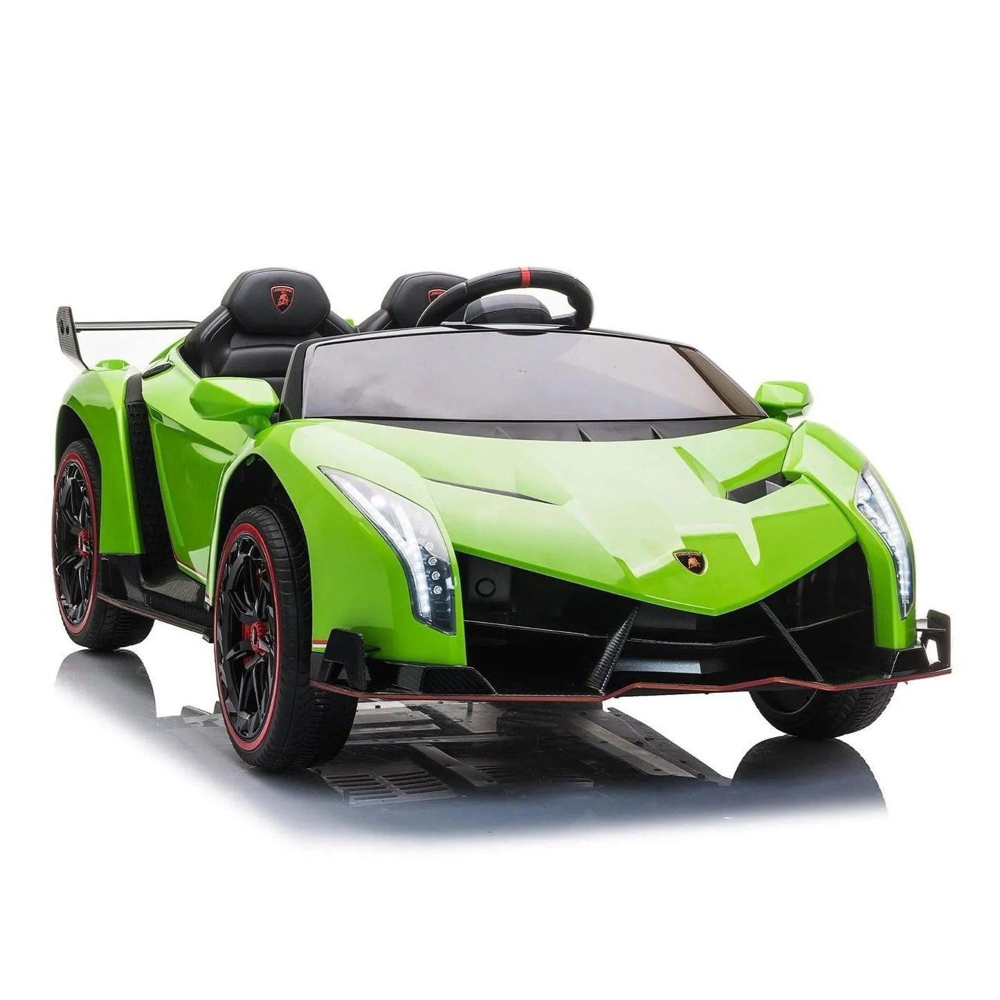 24V 4x4 Lamborghini Veneno 2 Seater Ride on Car - Green