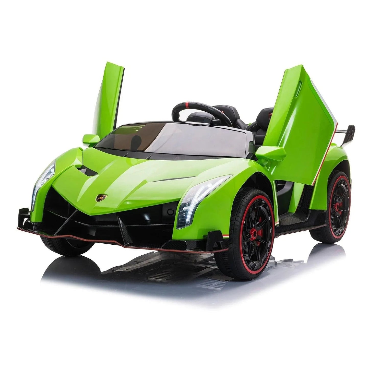 24V 4x4 Lamborghini Veneno 2 Seater Ride on Car - Green