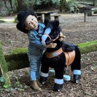 Model U Ride On Pony - Black - Size 4