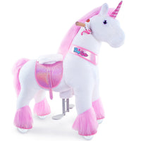 Model U Ride On Pony - Pink Unicorn - Size 4