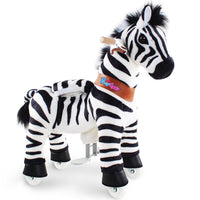 Model U Ride On Pony - Zebra - Size 3