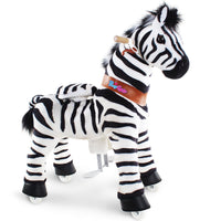 Model U Ride On Pony - Zebra - Size 4