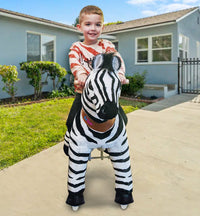 Model U Ride On Pony - Zebra - Size 3