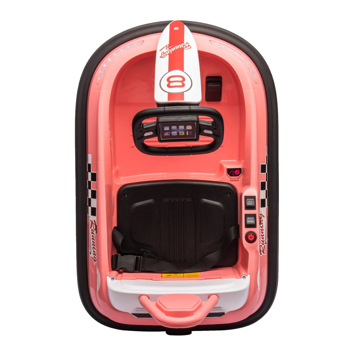 6V Freddo 1 Seater Bumper Kart for Toddlers - Pink