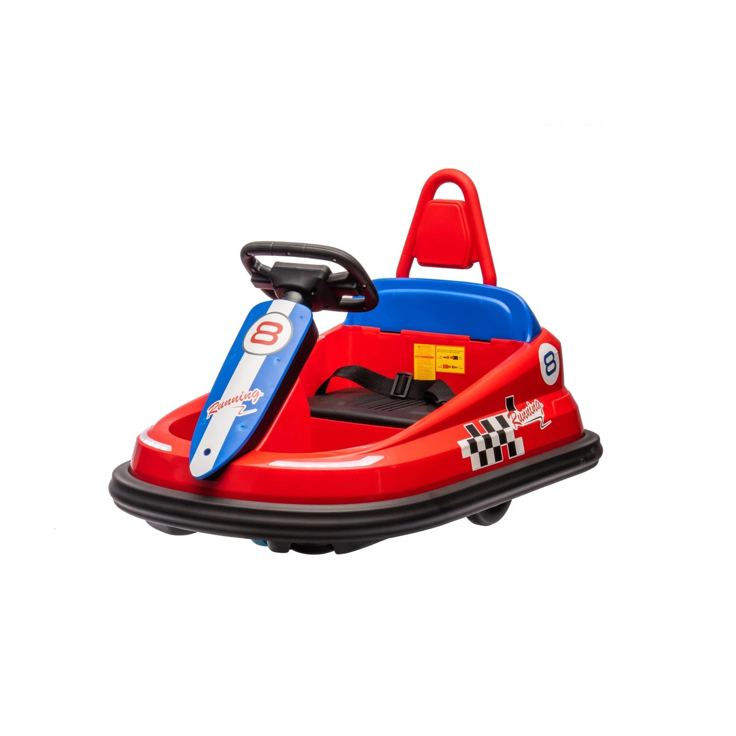 6V Freddo 1 Seater Bumper Kart for Toddlers - Red