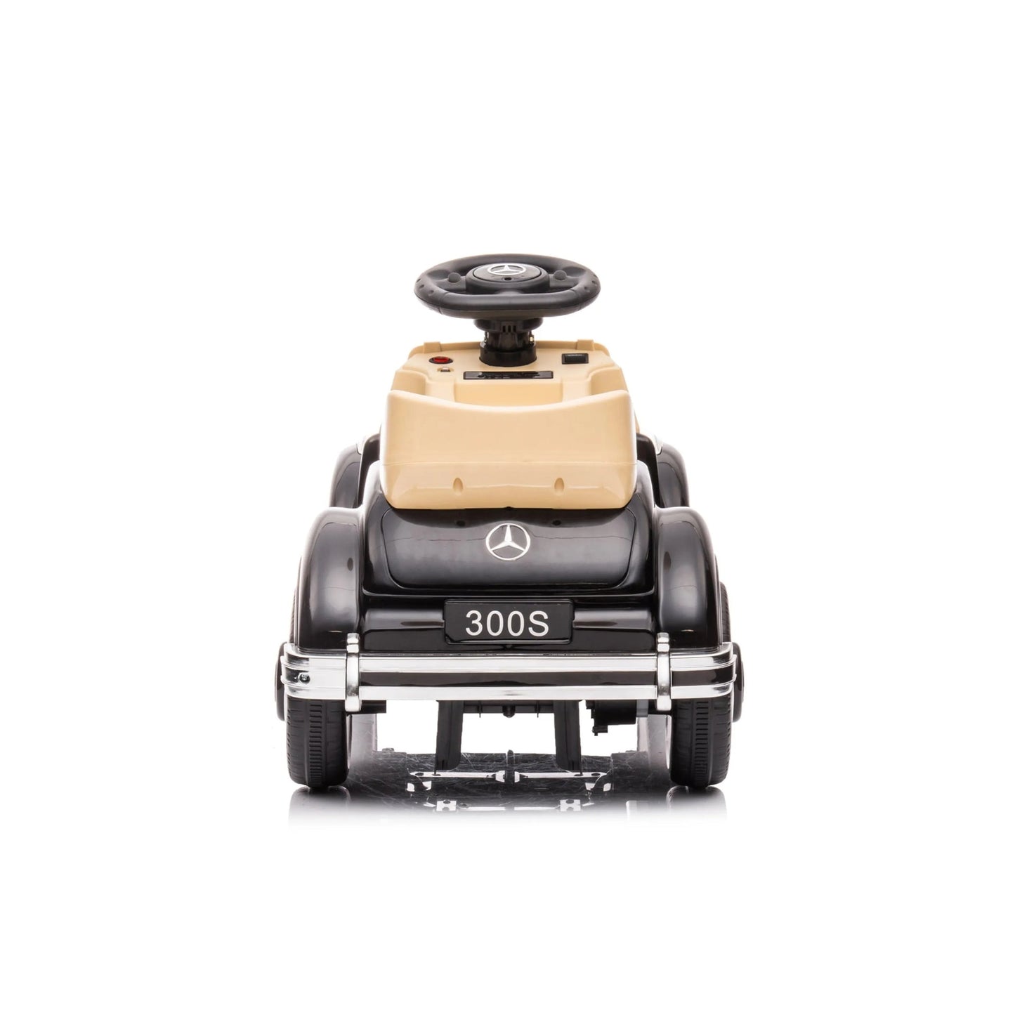 6V Mercedes Benz 300S 1 Seater Mini Ride-On Car for Kids - Black