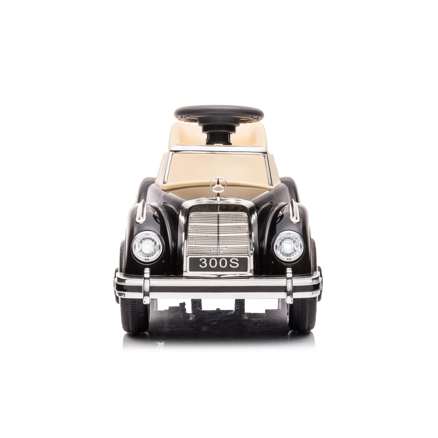 6V Mercedes Benz 300S 1 Seater Mini Ride-On Car for Kids - Black