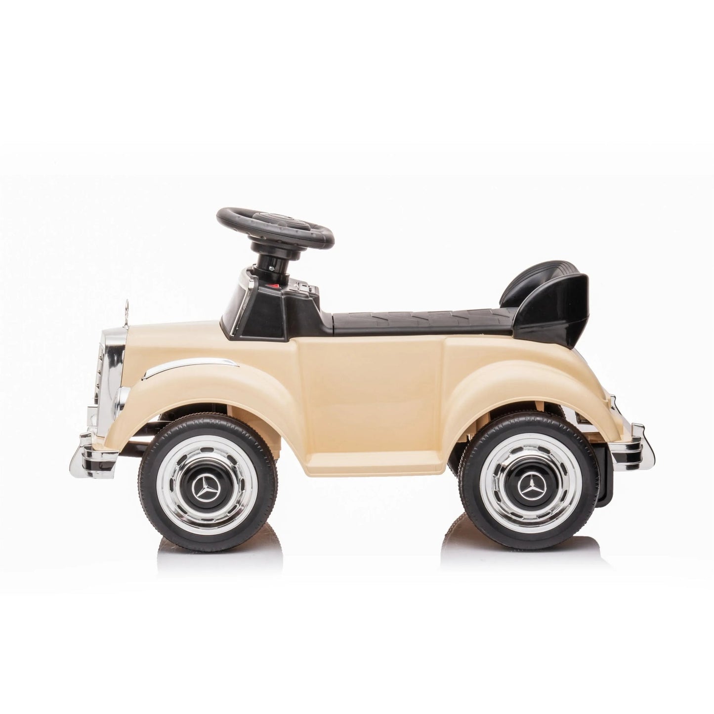 6V Mercedes Benz 300S 1 Seater Mini Ride-On Car for Kids - Beige