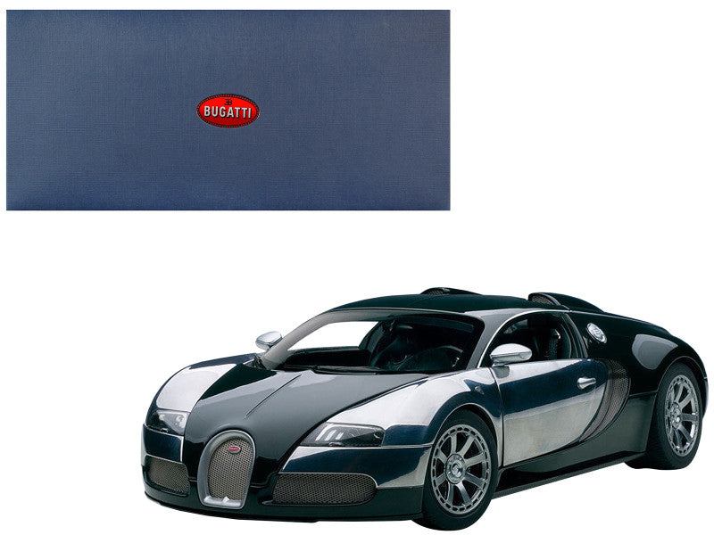 Bugatti EB Veyron L'Edition Centenaire Racing Green Malcolm Campbell 1/18 Diecast Model Car by Autoart