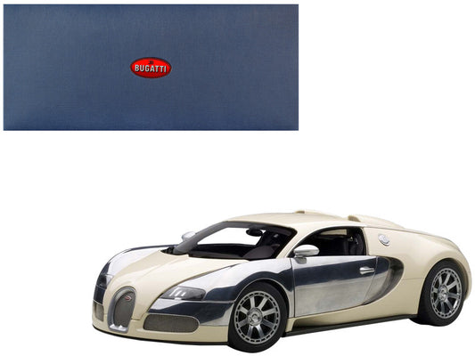 Bugatti EB Veyron L'Edition Centenaire White Hermann Zu Leiningen 1/18 Diecast Model Car by Autoart