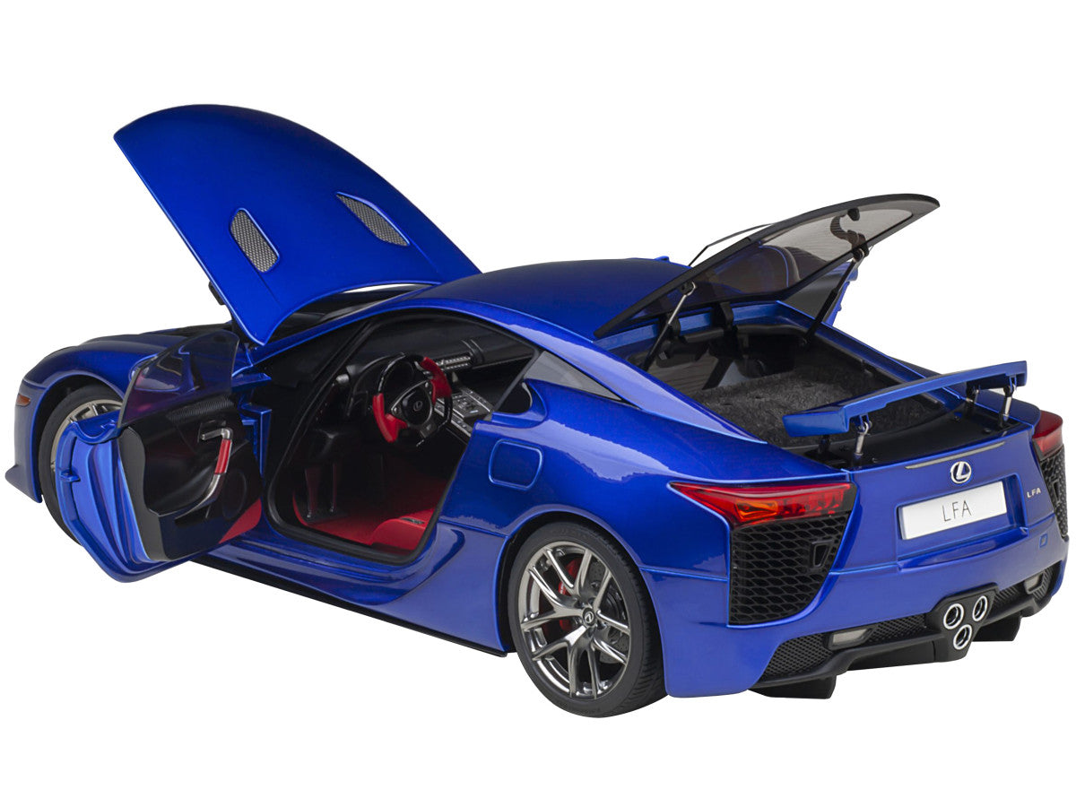 Lexus LFA Pearl Blue Metallic 1/18 Model Car
