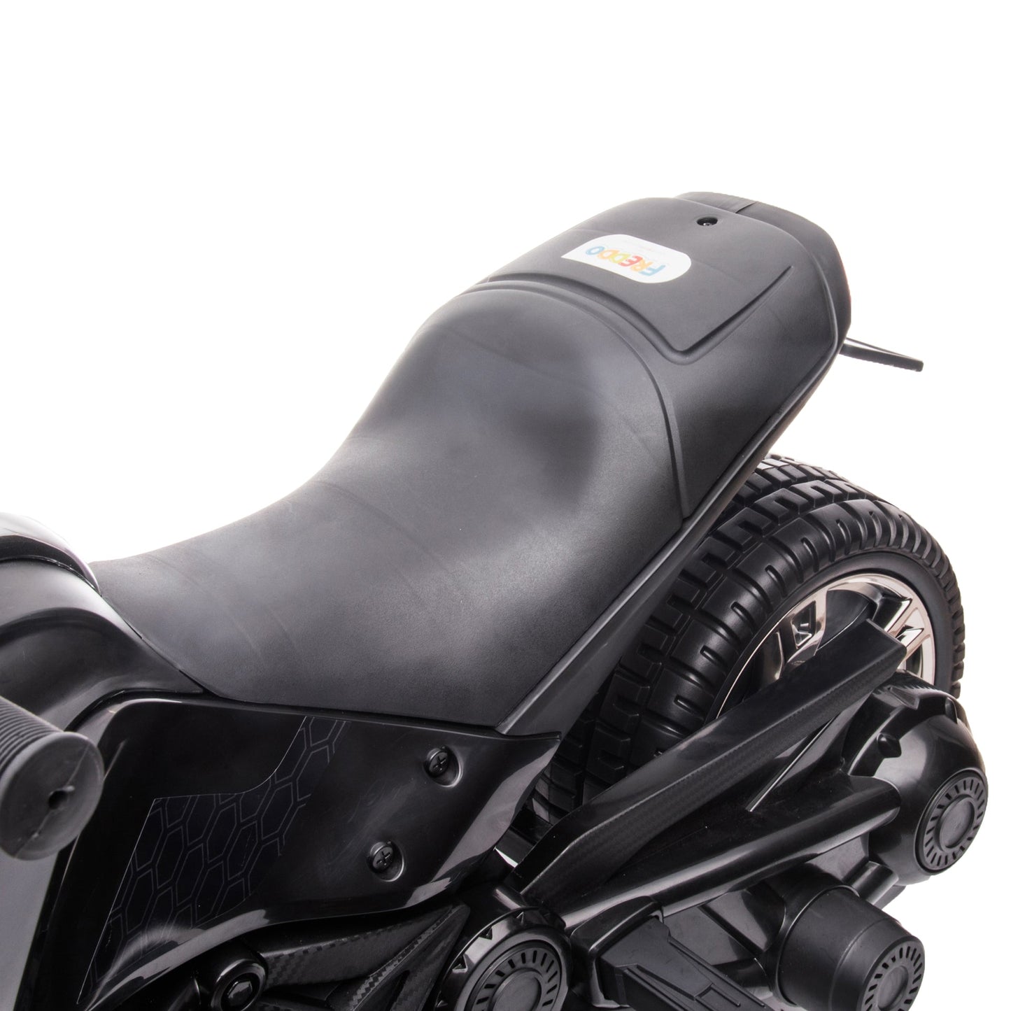 24V Freddo Spider 2 Seater Ride-On 3 Wheel Motorcycle - Black