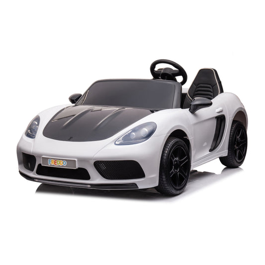 48V Freddo Rocket: World's Fastest 2-Seater Kids' Ride-On with Advanced Brushless Motor & Precision Differential - White