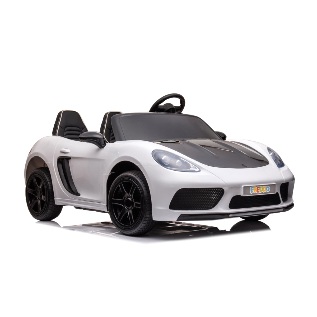 48V Freddo Rocket: World's Fastest 2-Seater Kids' Ride-On with Advanced Brushless Motor & Precision Differential - White
