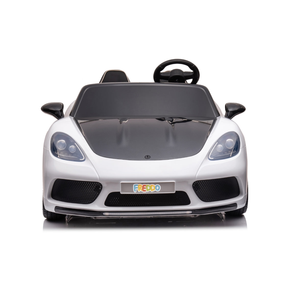 48V Freddo Rocket: World's Fastest 2-Seater Kids' Ride-On with Advanced Brushless Motor & Precision Differential - White