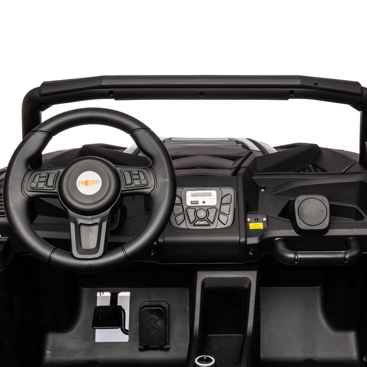 48V Freddo Beast XL: World's Fastest Kids' 4-Seater Dune Buggy with Advanced Brushless Motor & Precision Differential - Black