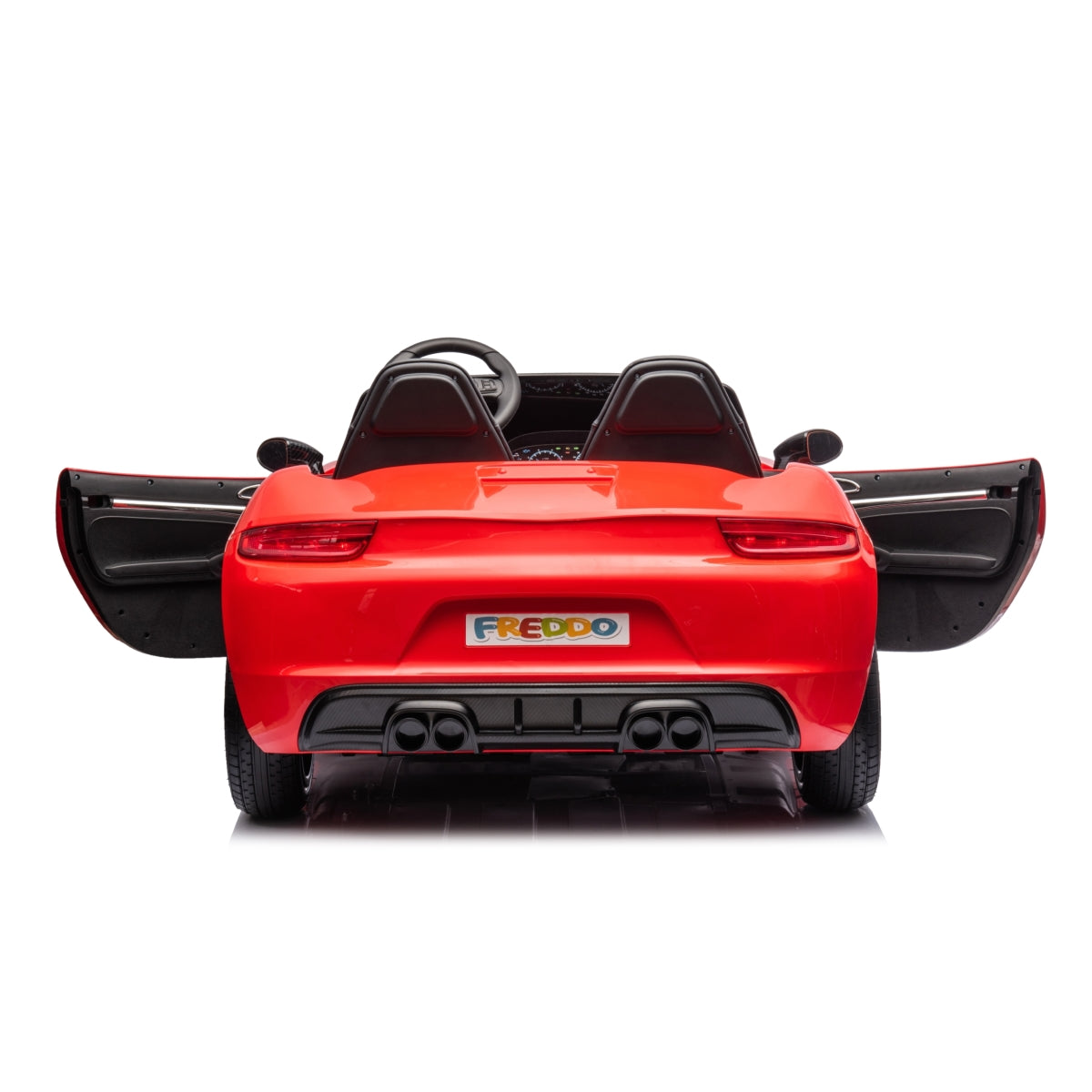 48V Freddo Rocket: World's Fastest 2-Seater Kids' Ride-On with Advanced Brushless Motor & Precision Differential - Red