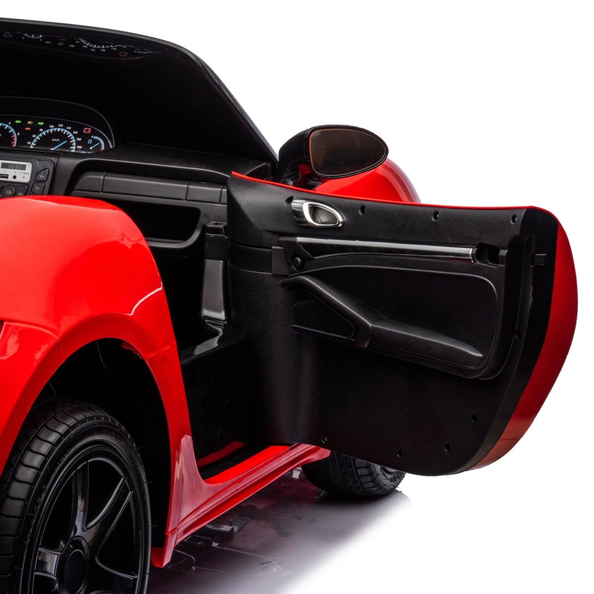 48V Freddo Rocket: World's Fastest 2-Seater Kids' Ride-On with Advanced Brushless Motor & Precision Differential - Red