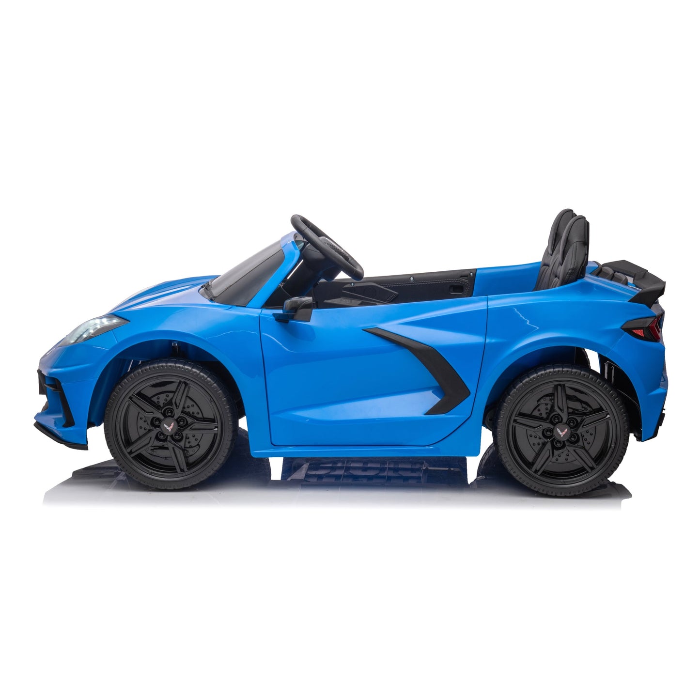 24V Chevrolet Corvette C8 2 Seater Ride on Car - Blue
