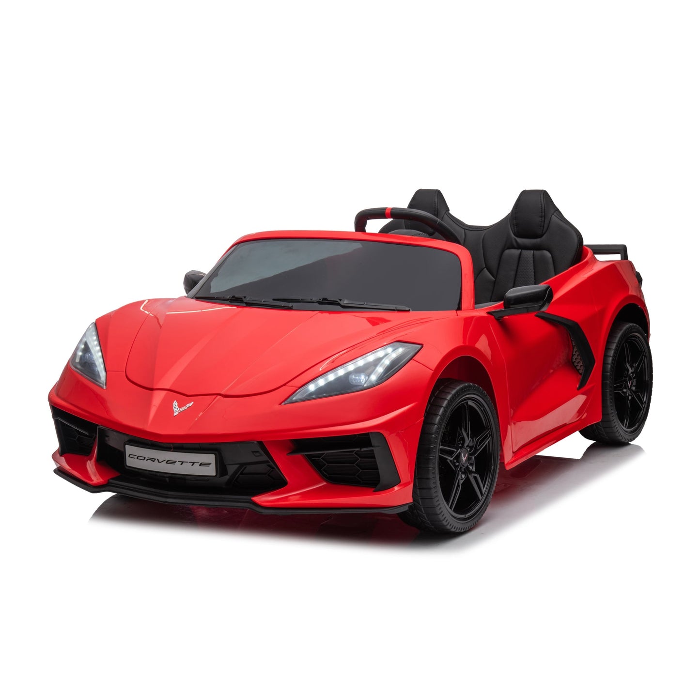 24V Chevrolet Corvette C8 2 Seater Ride on Car - Red