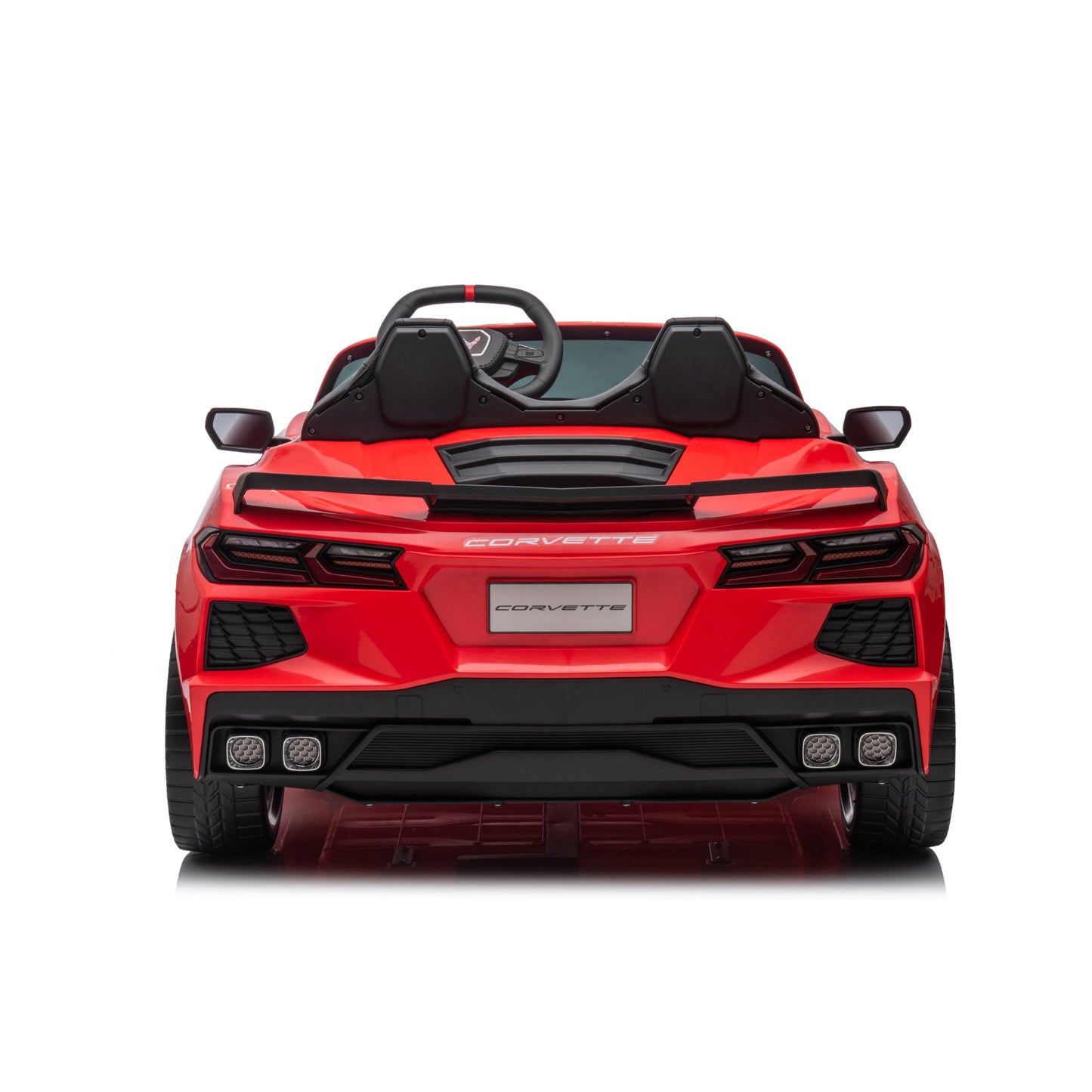 24V Chevrolet Corvette C8 2 Seater Ride on Car - Red