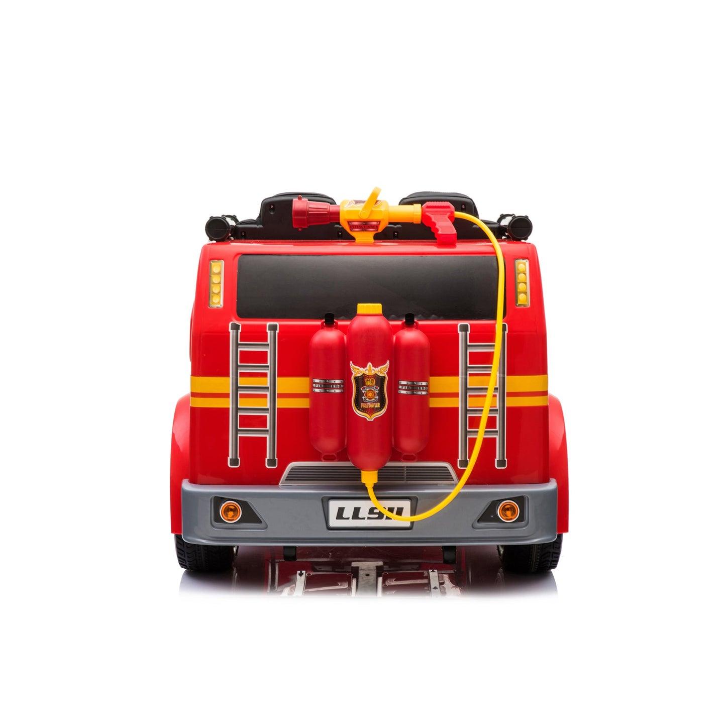 24V Freddo Fire Truck 2-Seater Ride on - Red
