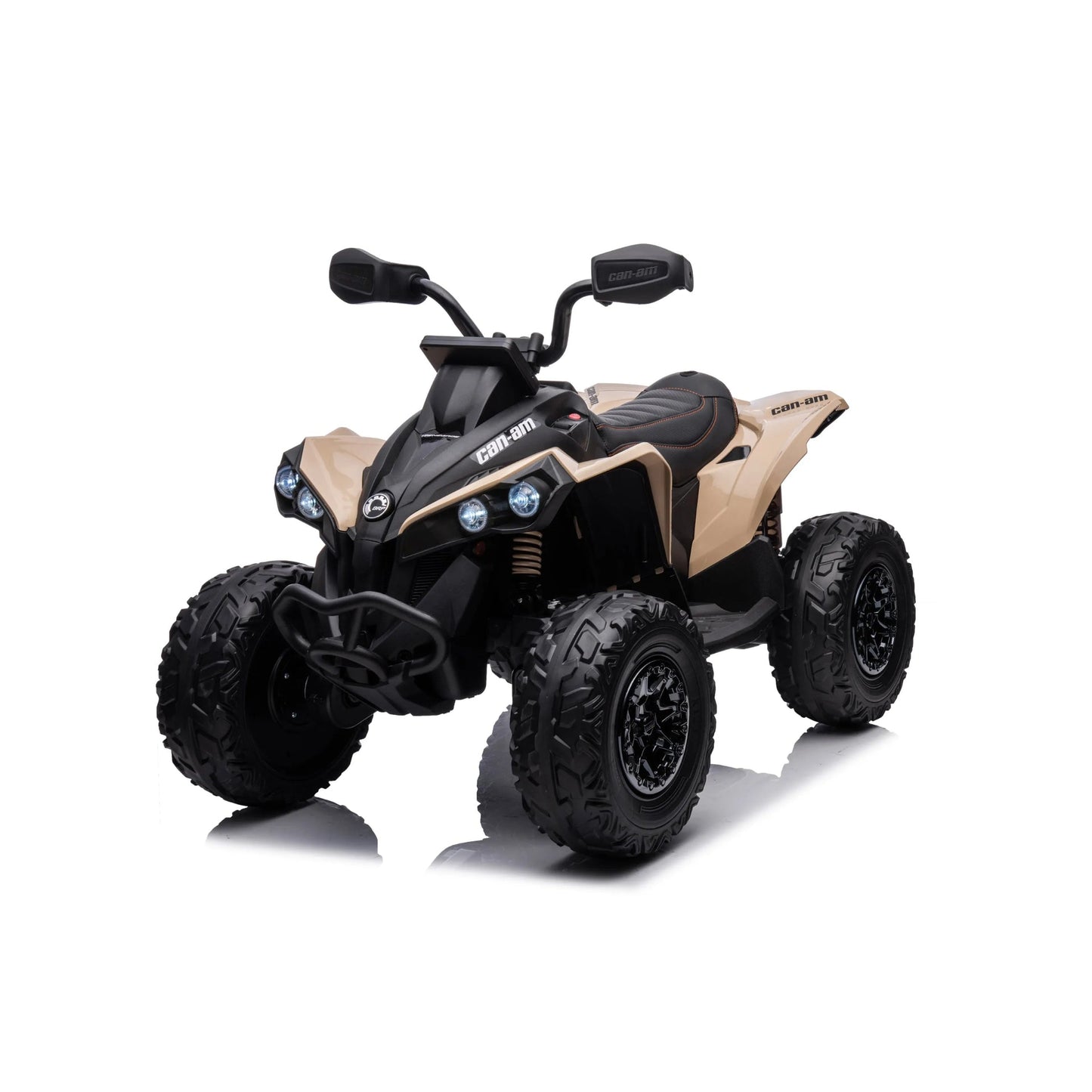 24V Can Am Renegade 1-Seater Kids ATV - Khaki