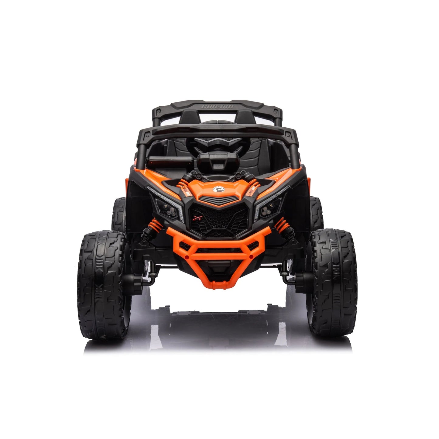 24V Can Am Maverick 1-Seater UTV - Kids Electric Ride-On - Orange