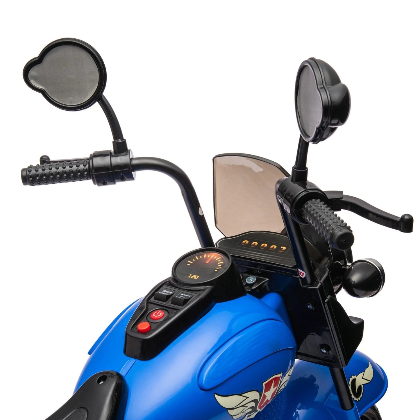 12V Freddo Kids Cruiser 1 Seater Motorcycle - Blue