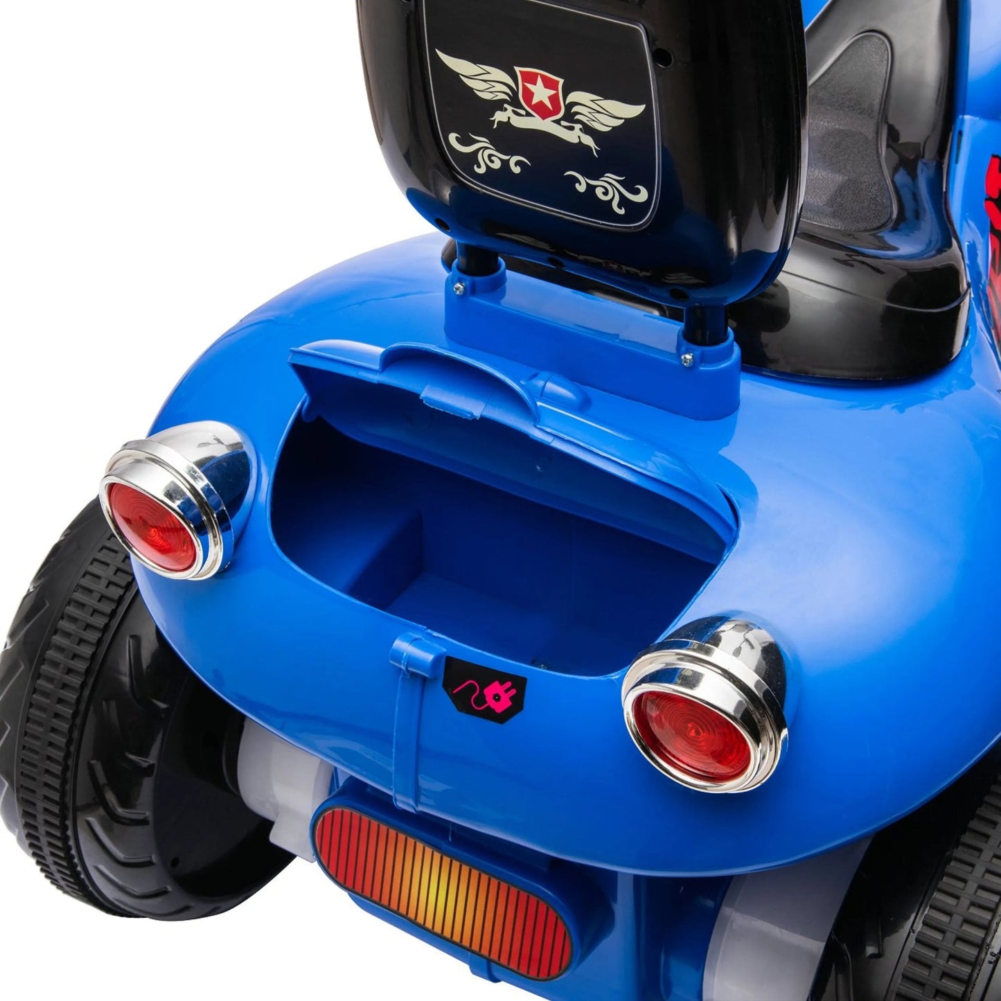 12V Freddo Kids Cruiser 1 Seater Motorcycle - Blue