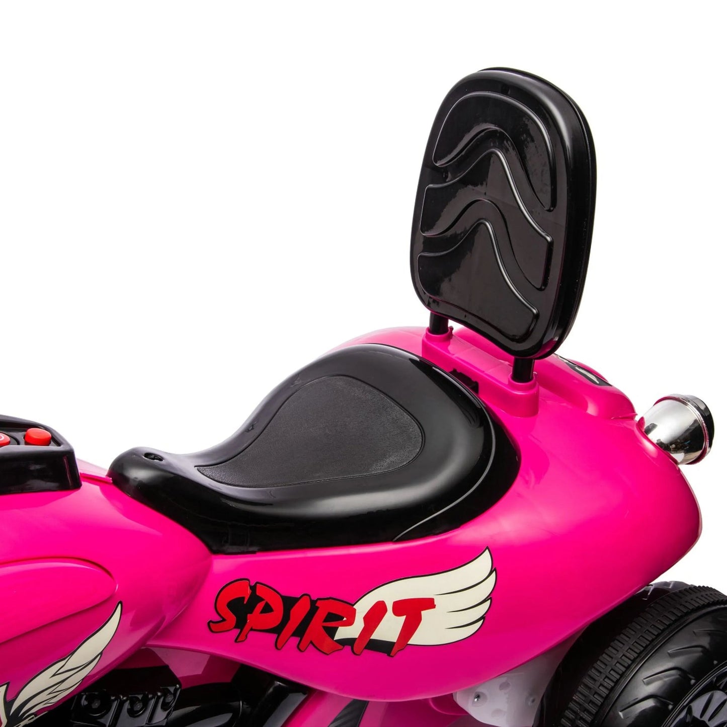 12V Freddo Kids Cruiser 1 Seater Motorcycle - Pink