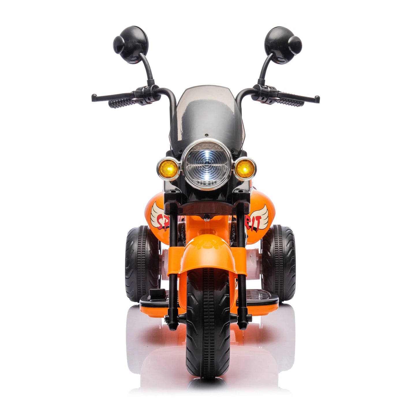 12V Freddo Kids Cruiser 1 Seater Motorcycle - Orange