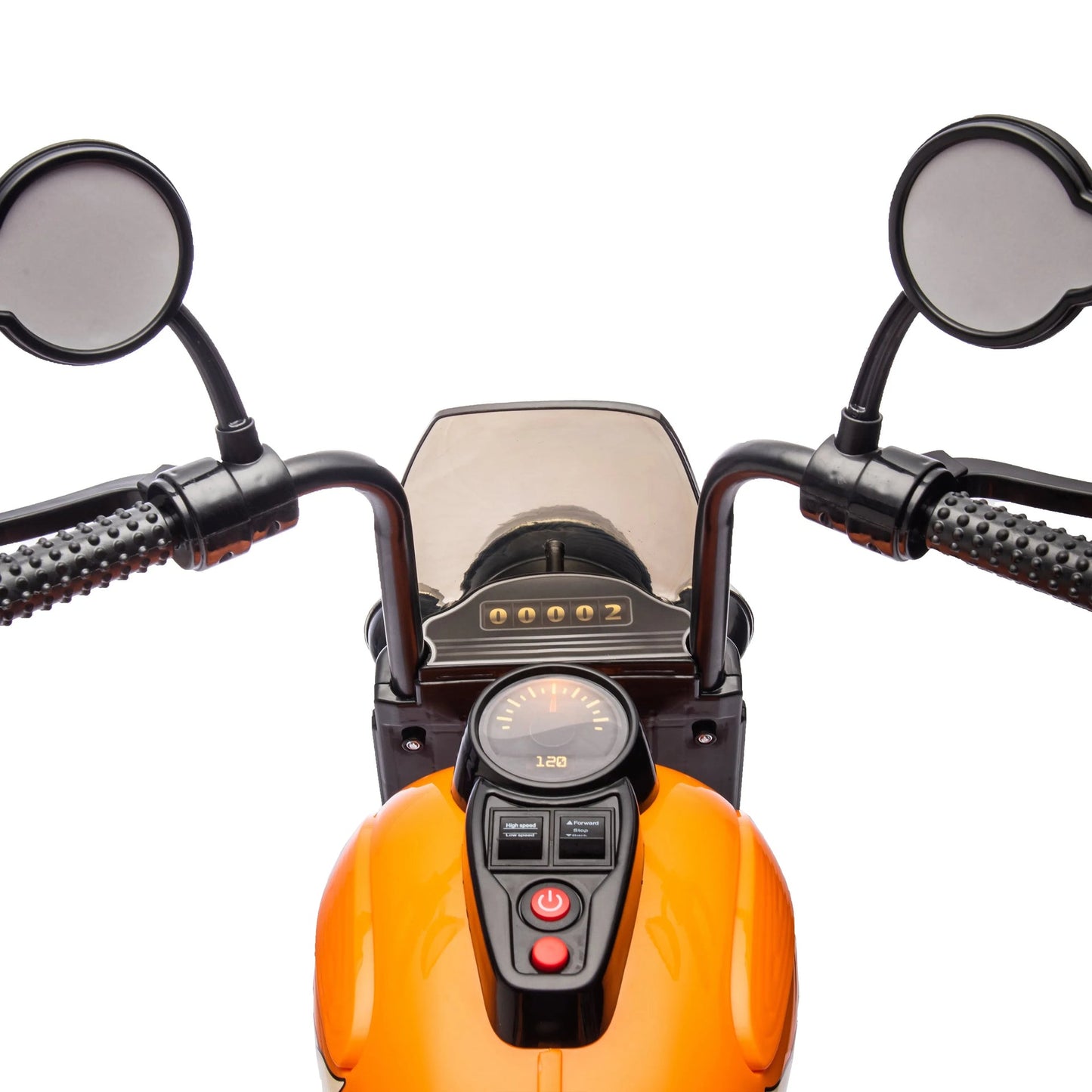 12V Freddo Kids Cruiser 1 Seater Motorcycle - Orange