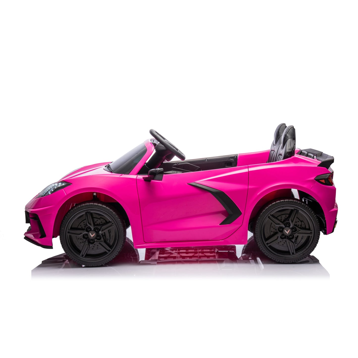 24V Chevrolet Corvette C8 2 Seater Ride on Car - Pink