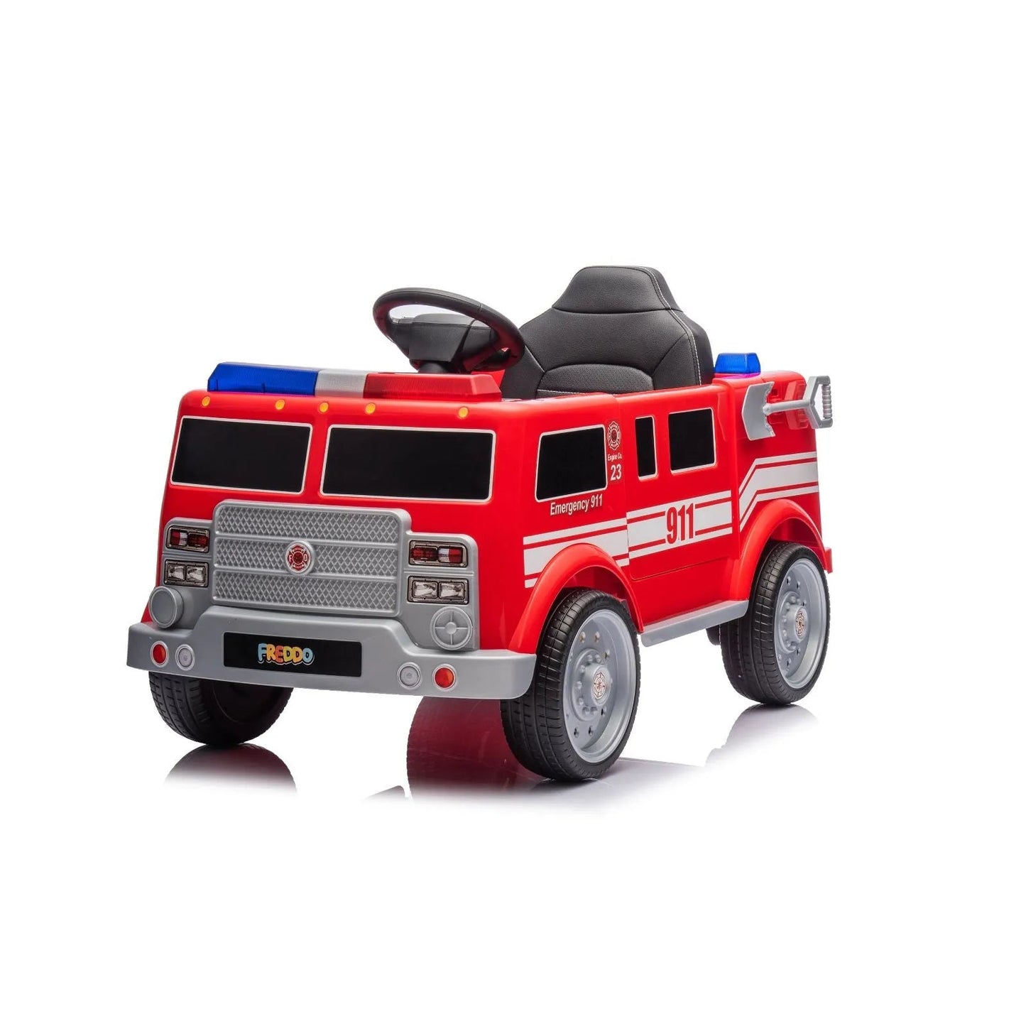 Freddo 12V Fire Truck 1 Seater Ride on - Red
