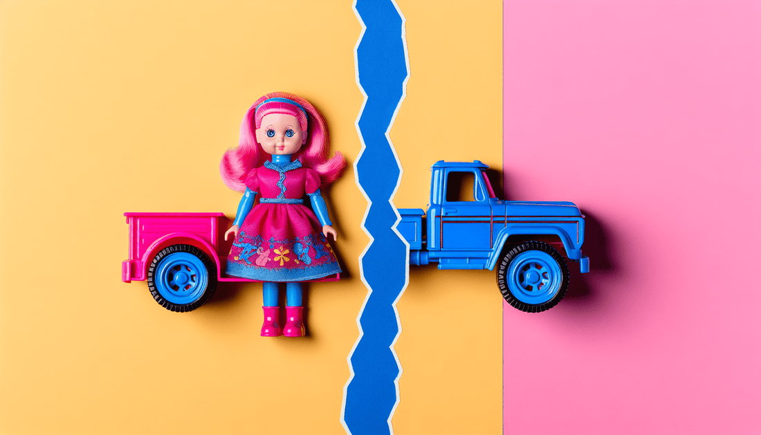 Why do we accept pink vs. blue marketing in kids' toys?