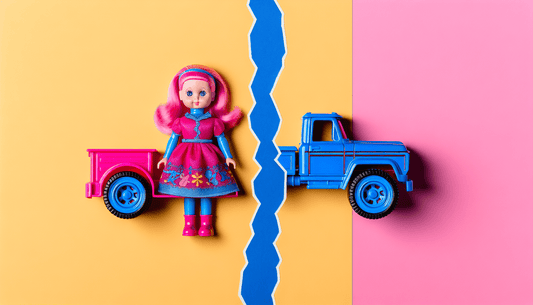 Why do we accept pink vs. blue marketing in kids' toys?