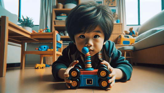 What does it mean when a kid plays with their toys wrong?