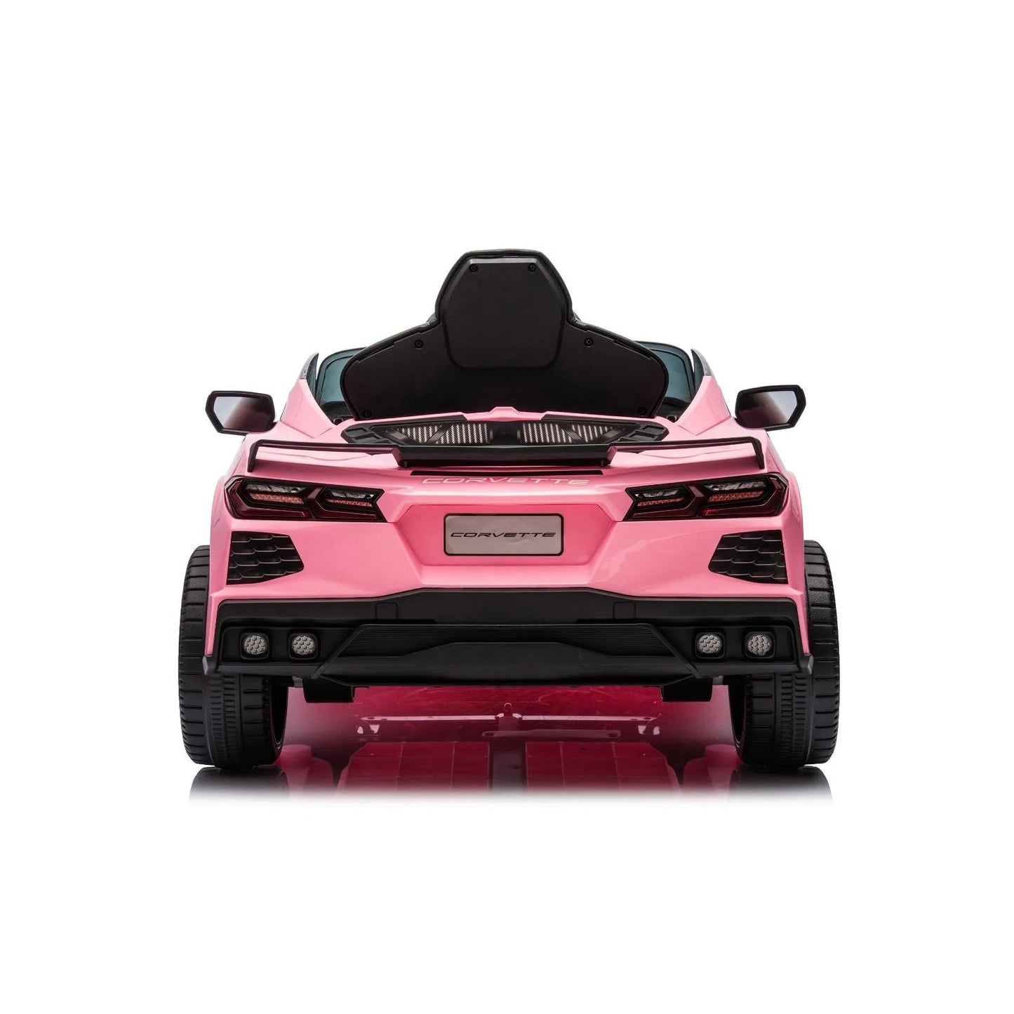 12V Chevrolet Corvette C8 Stingray 1-Seater Kids Ride-On Car - Pink