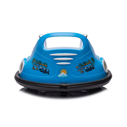 12V Freddo Bumper Car 1 Seater Ride on for Kids - Blue